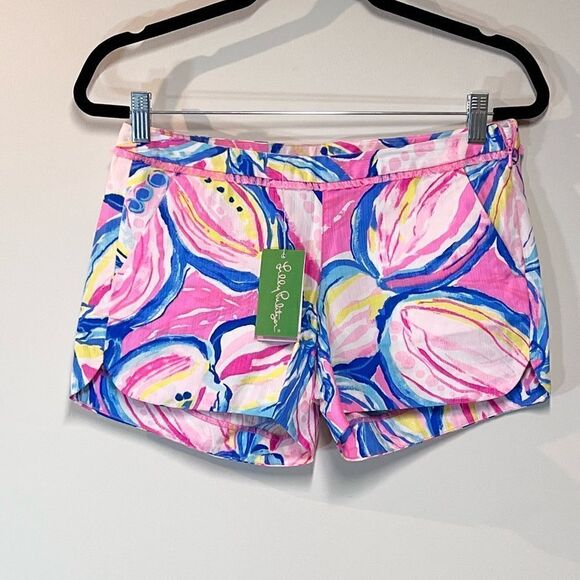 NWT Lilly Pulitzer Adie Short Pink Sunset Womens Size 0 - Picture 3 of 11